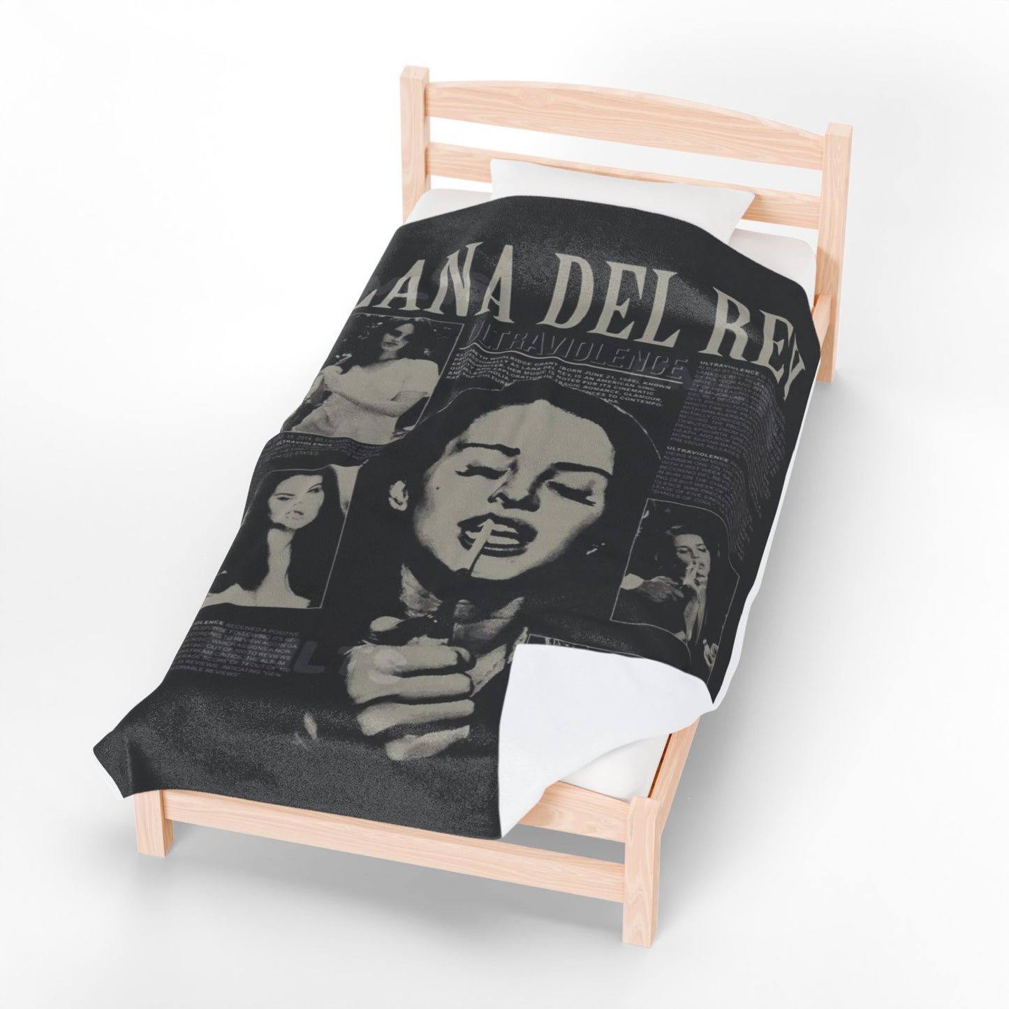 Lana Del Rey Ultraviolence Velveteen Plush Blanket