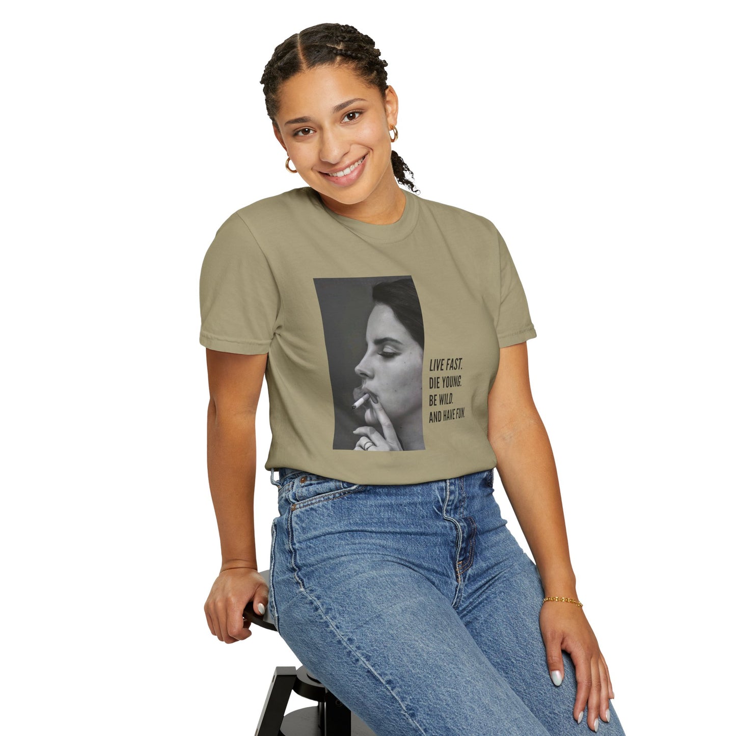 'Live Fast' Unisex T-Shirt -Vintage Style