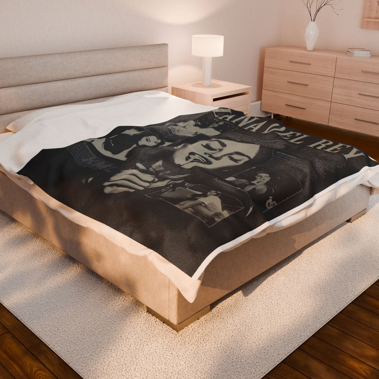 Lana Del Rey Ultraviolence Velveteen Plush Blanket