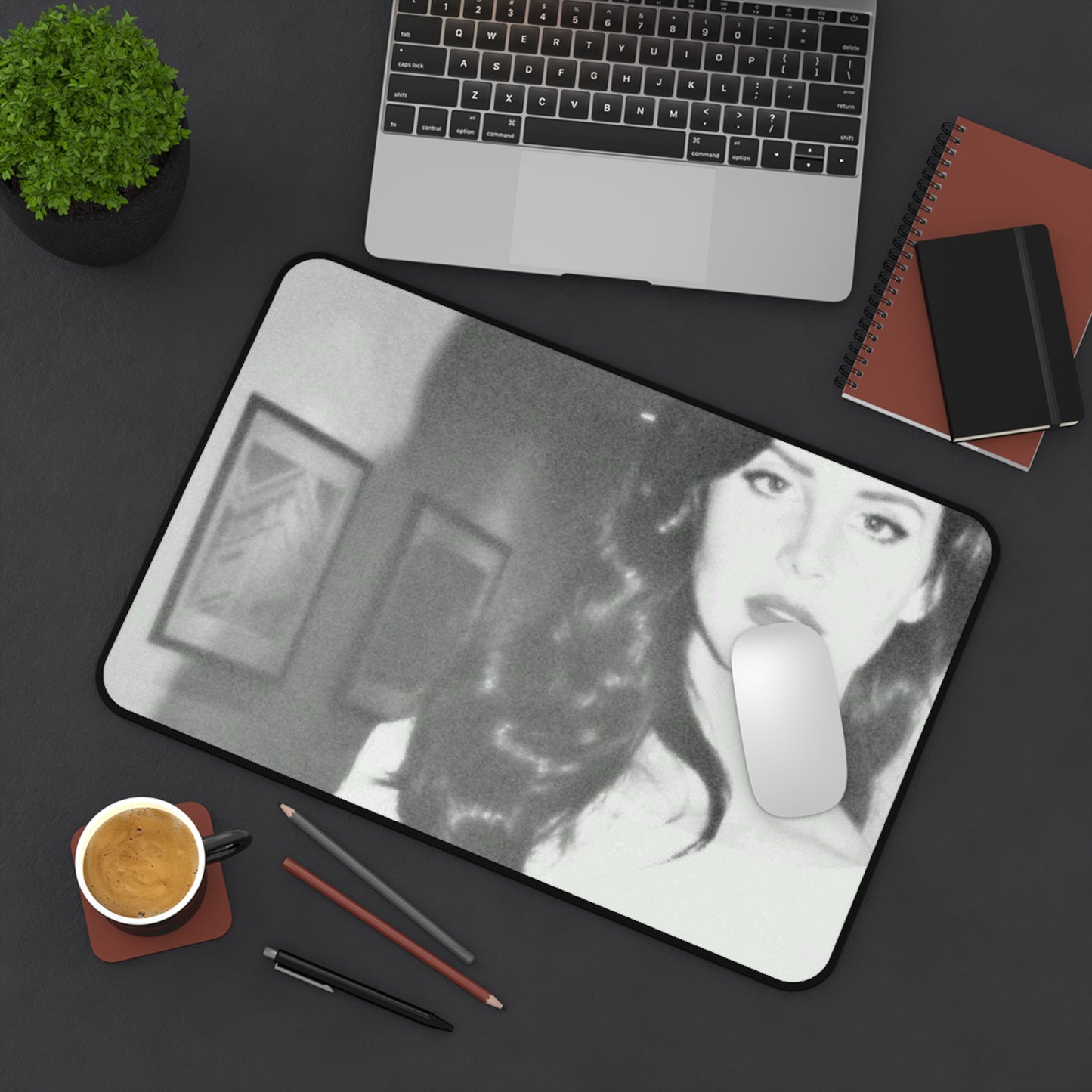 Lana Del Rey Desk Mat with Vintage Aesthetic