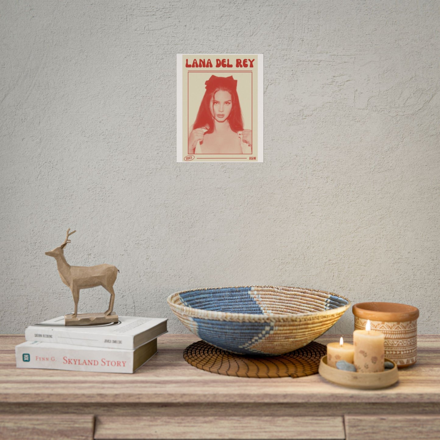 Lana Del Rey Vintage-Style Rolled Poster