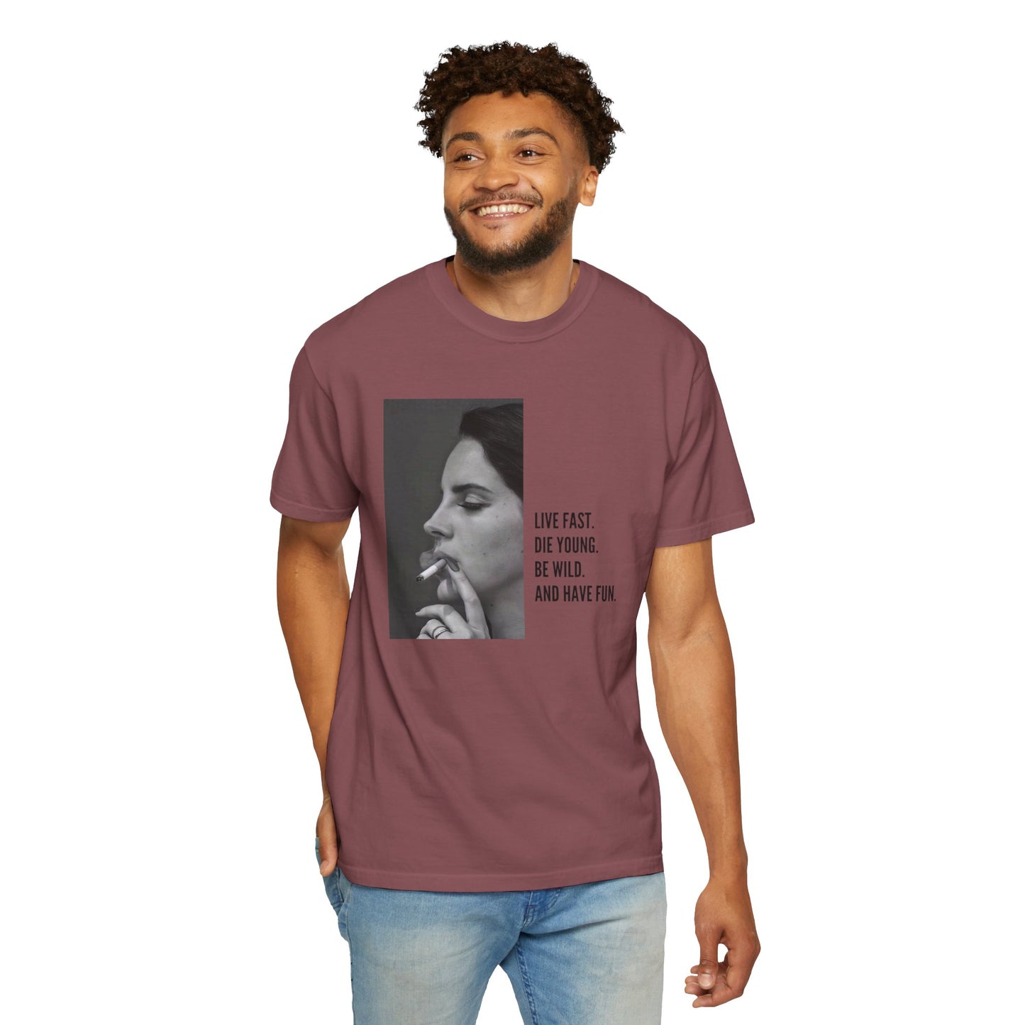 'Live Fast' Unisex T-Shirt -Vintage Style