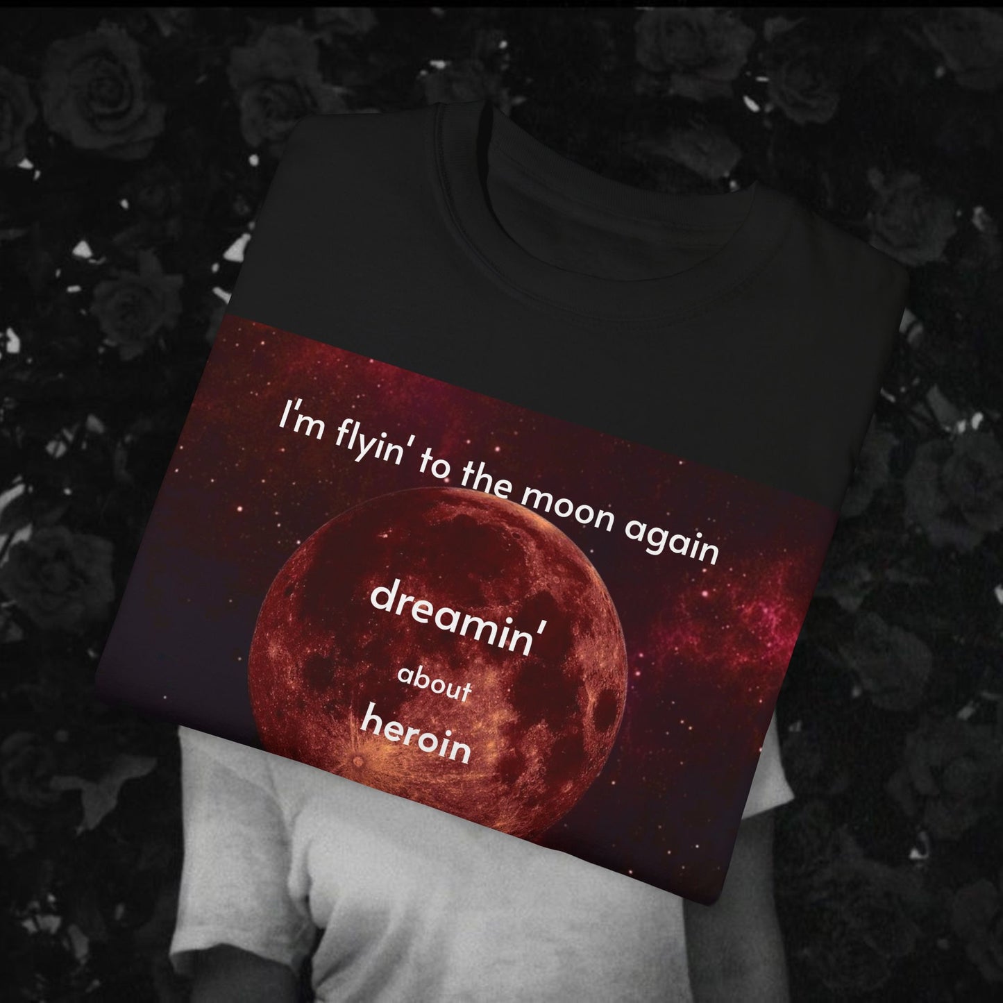 Unisex Moon Theme T-Shirt - Lana Del Rey