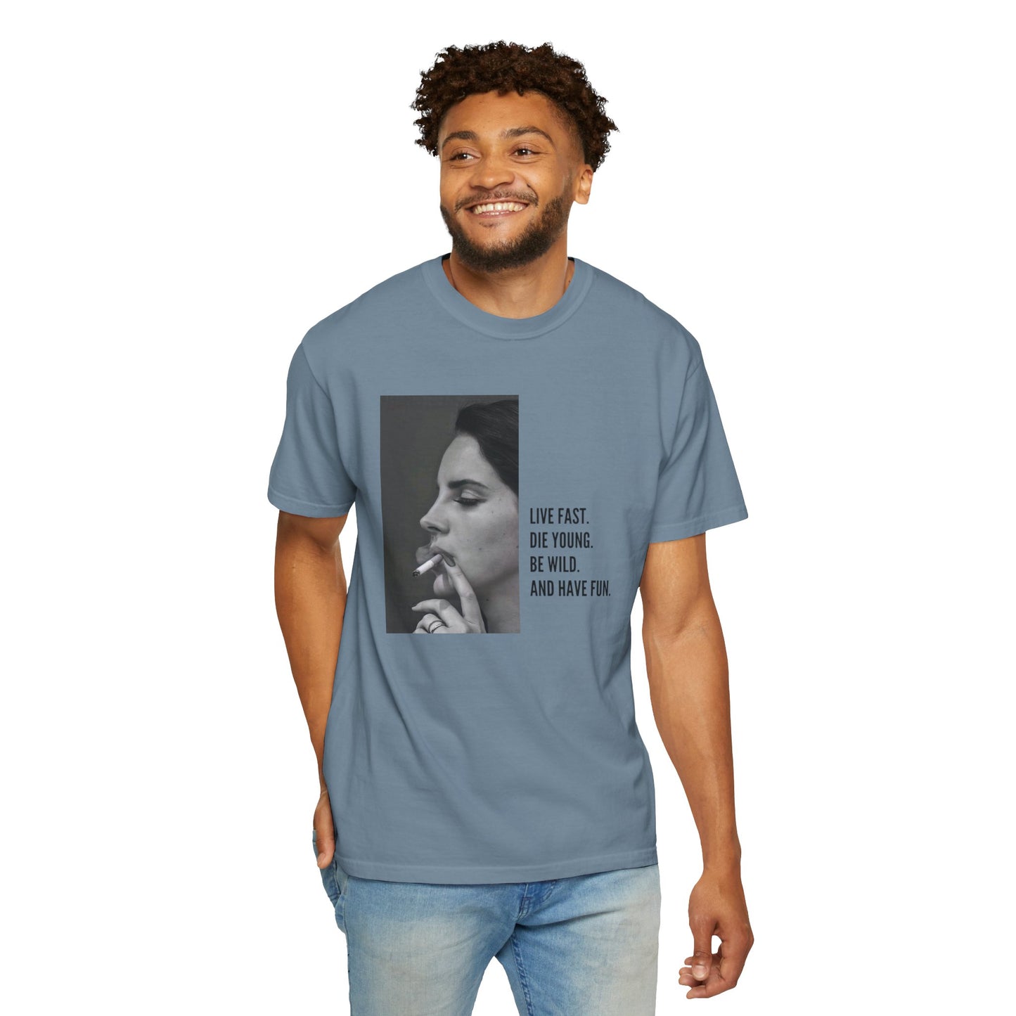 'Live Fast' Unisex T-Shirt -Vintage Style
