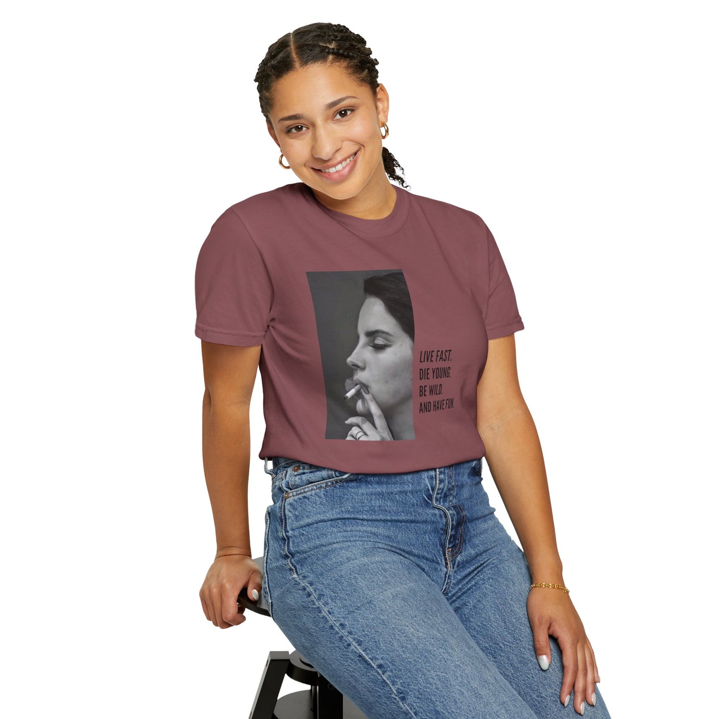'Live Fast' Unisex T-Shirt -Vintage Style