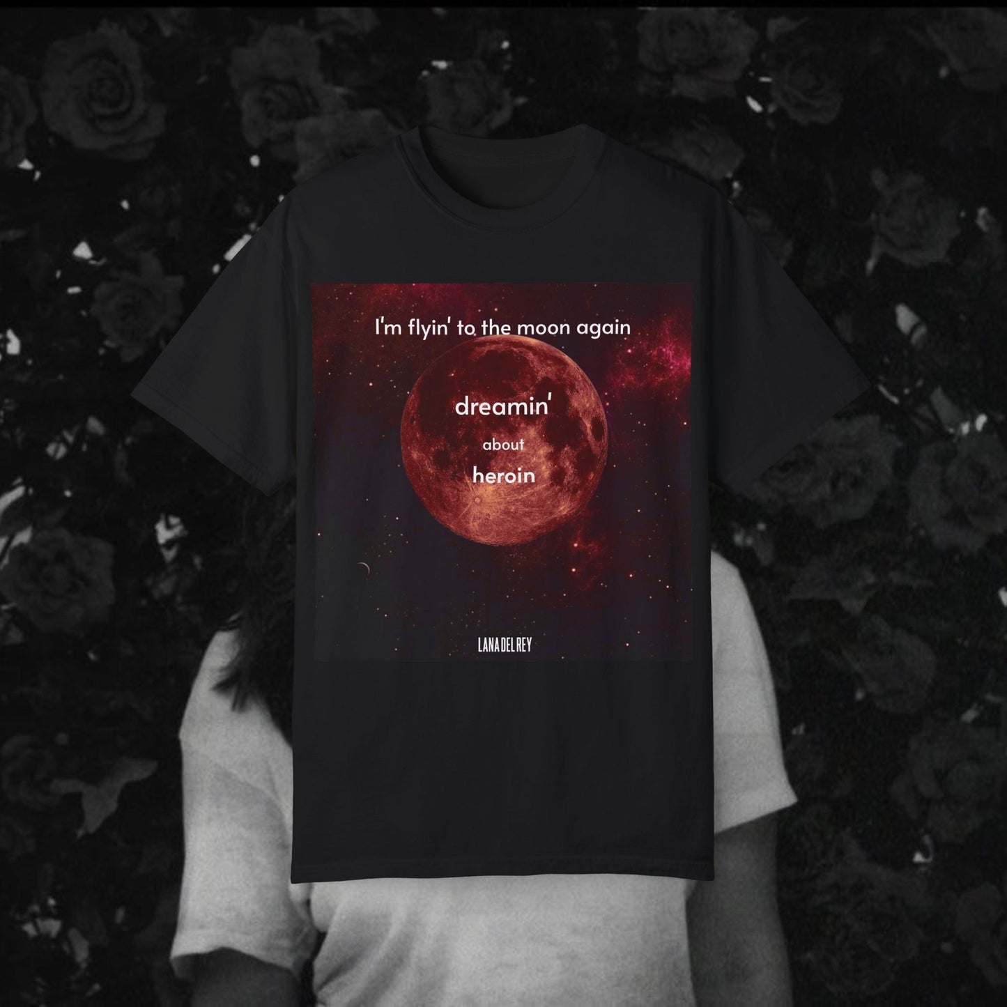 Unisex Moon Theme T-Shirt - Lana Del Rey