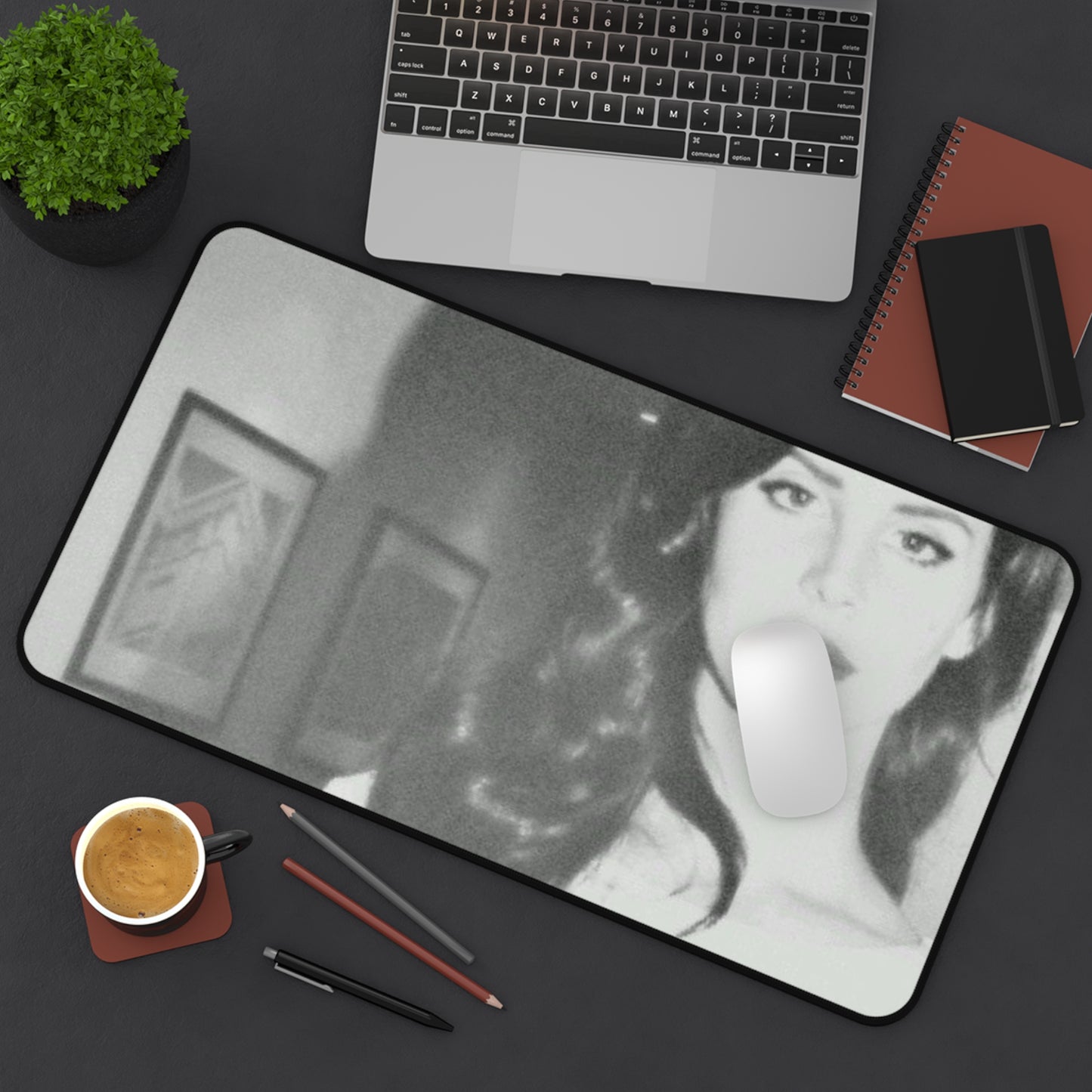 Lana Del Rey Desk Mat with Vintage Aesthetic