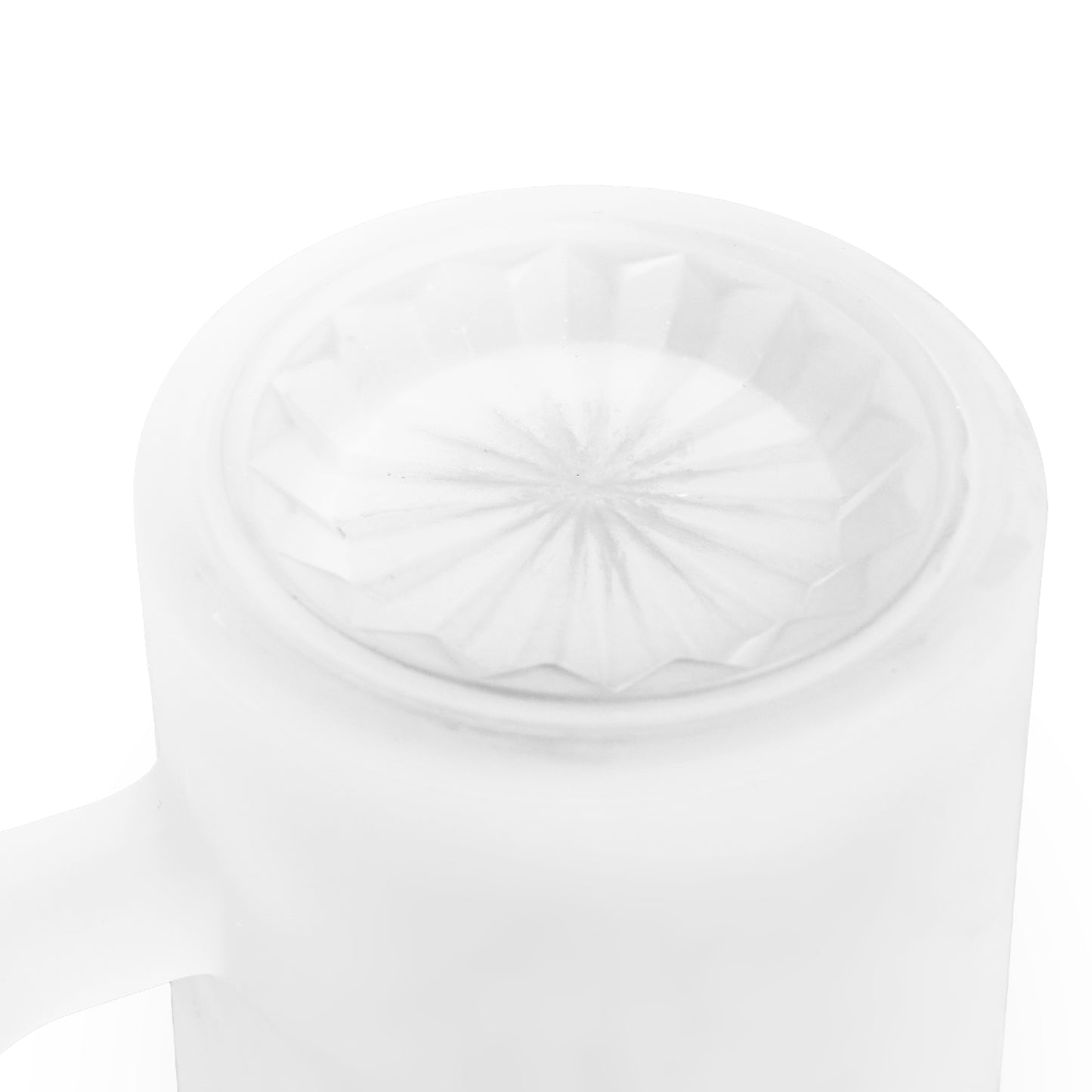 Chic Frosted Glass Beer Mug - 'Cherry Vibe'