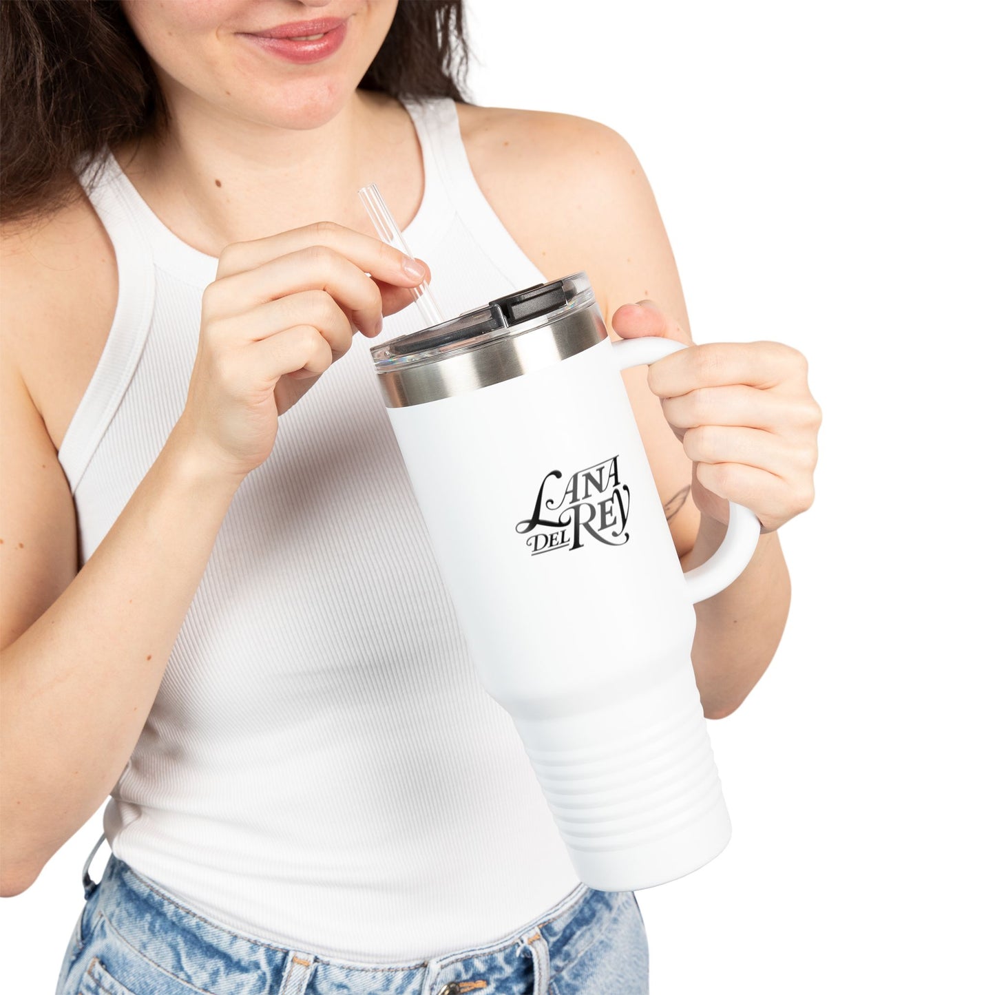 Lana Del Rey Insulated Travel Mug (Black)