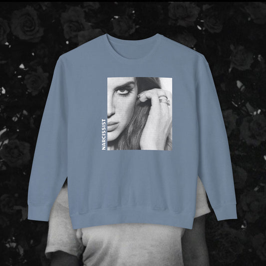 'Narcissist' Crewneck Sweatshirt - Unisex Lightweight Autumn Vibes