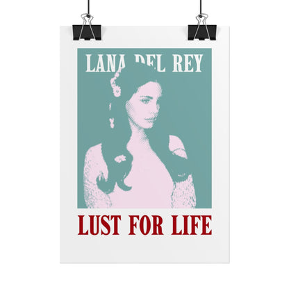 Lana Del Rey Lust for Life Rolled Poster