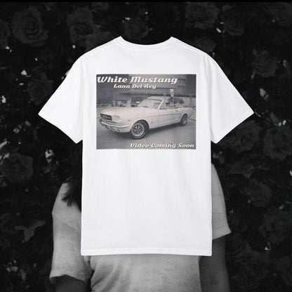 Unisex T-Shirt - Lana Del Rey 'White Mustang'