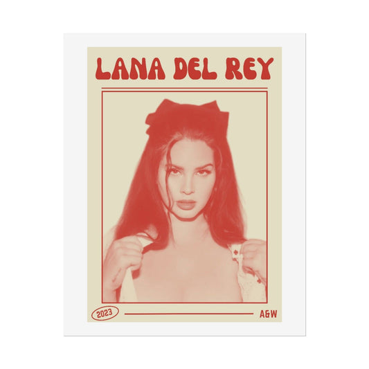 Lana Del Rey Vintage-Style Rolled Poster - 2023 Art Print for Music Lovers