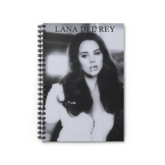 Lana Del Rey Spiral Notebook - Stylish Ruled Journal for Fans