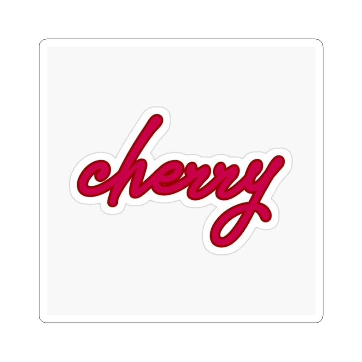 Cherry Kiss-Cut Stickers | Fun, Playful Decor for Laptops & Journals