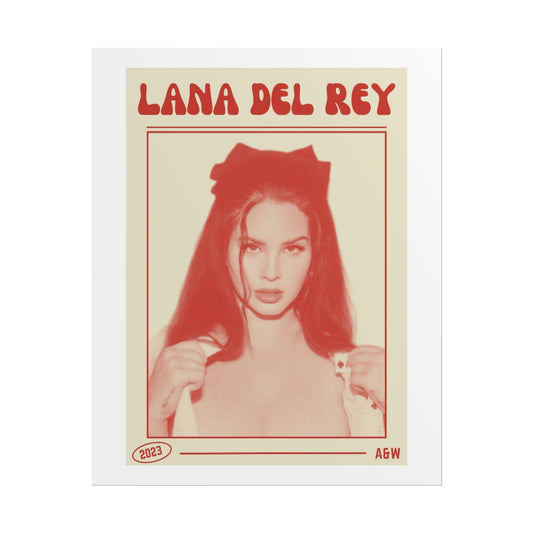 Lana Del Rey Vintage-Style Rolled Poster - 2023 Art Print for Music Lovers