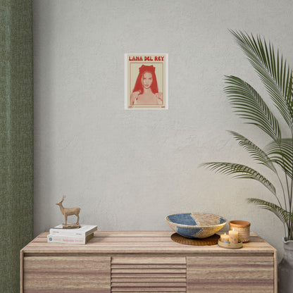 Lana Del Rey Vintage-Style Rolled Poster