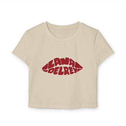 Retro Lana Del Rey Crop T-Shirt