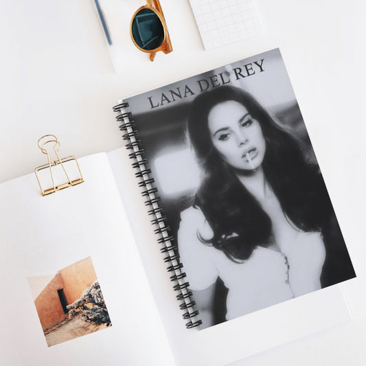 Lana Del Rey Spiral Notebook - Stylish Ruled Journal for Fans